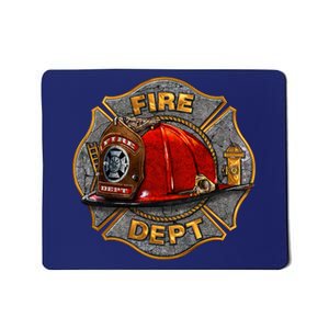 Maltese Fire Dept. Helmet Mousepad