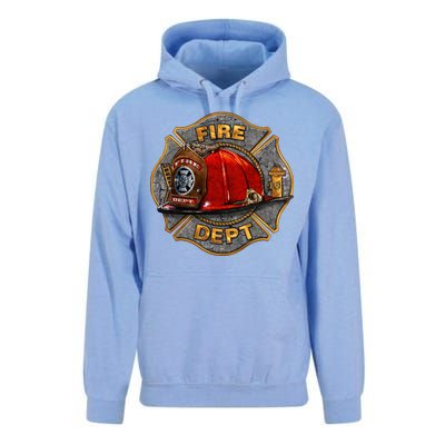 Maltese Fire Dept. Helmet Unisex Surf Hoodie