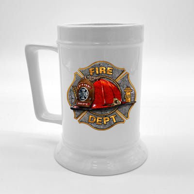 Maltese Fire Dept. Helmet Beer Stein