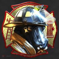 Maltese Fireman 11oz C Handle Ceramic Mug