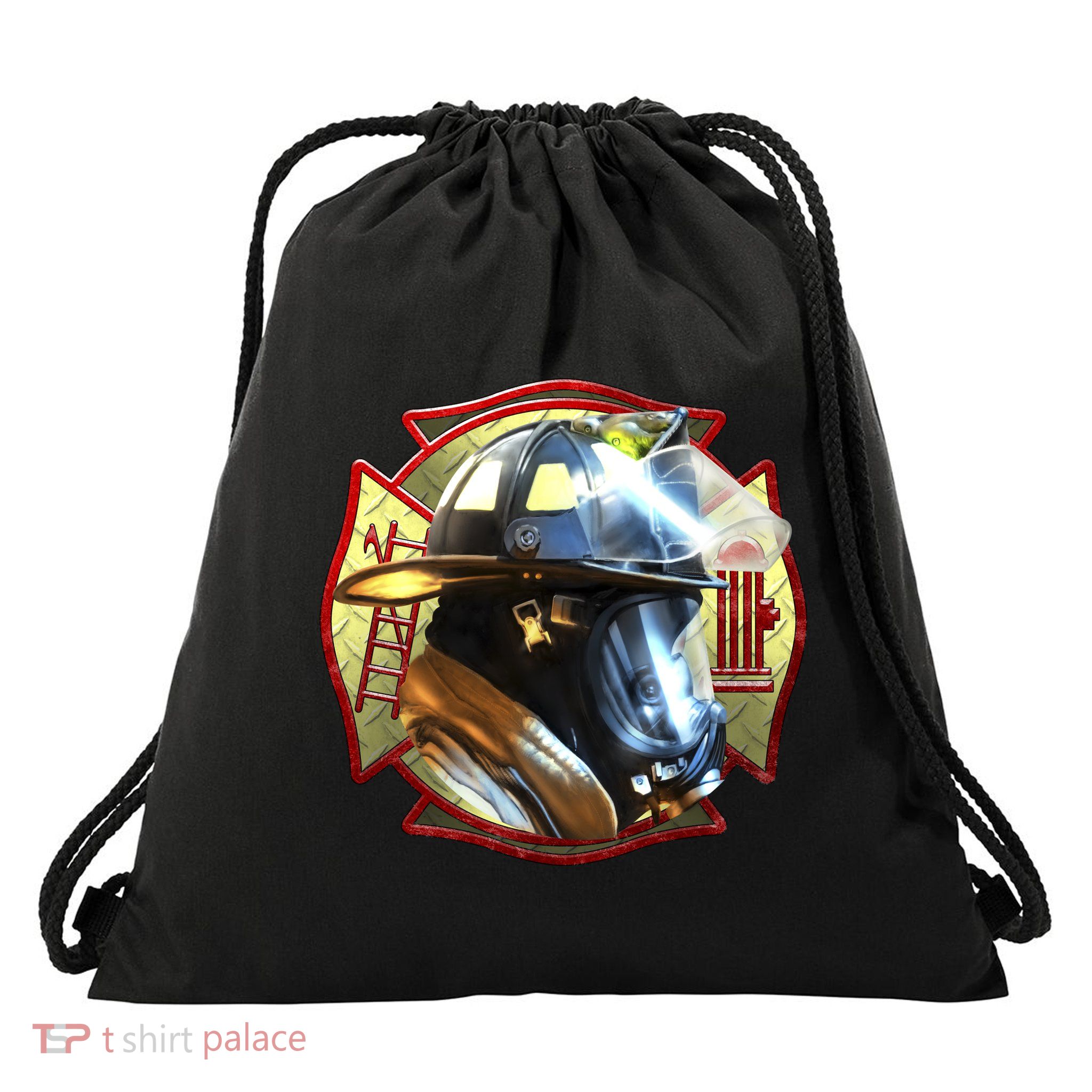 Maltese Fireman Drawstring Bag