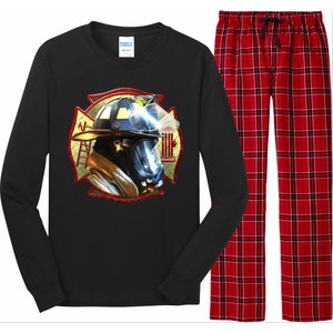 Maltese Fireman Long Sleeve Pajama Set