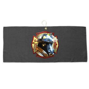 Maltese Fireman Large Microfiber Waffle Golf Towel