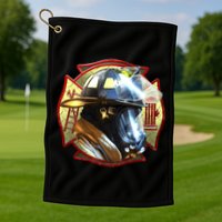 Maltese Fireman Golf Towel