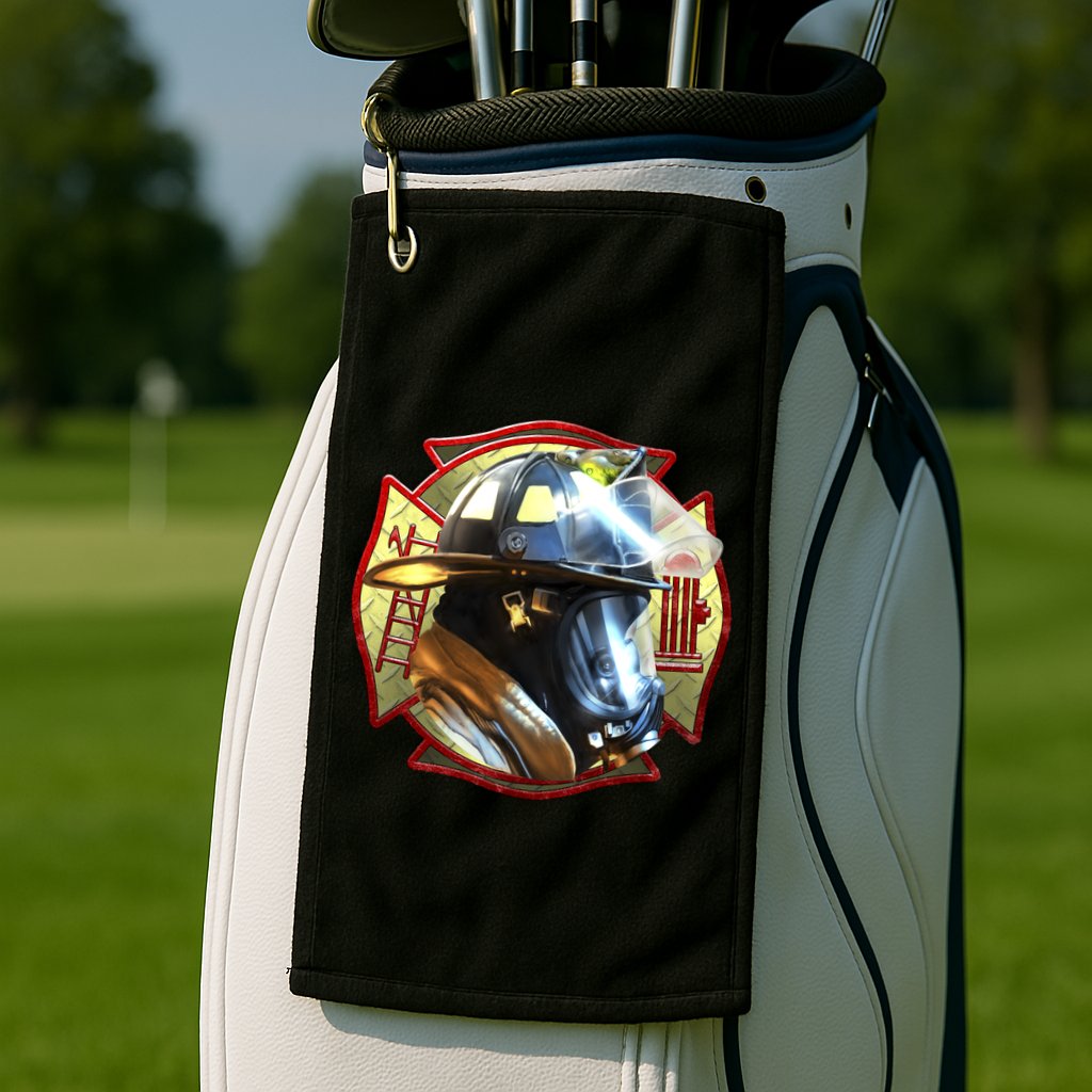 Maltese Fireman Golf Towel