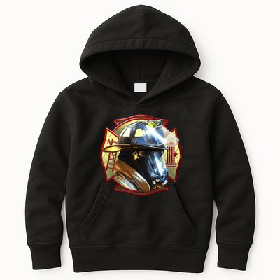 Maltese Fireman Kids Hoodie