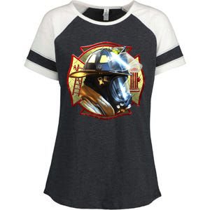 Maltese Fireman Enza Ladies Jersey Colorblock Tee