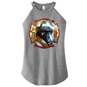 Maltese Fireman Women's Perfect Tri Rocker Tank