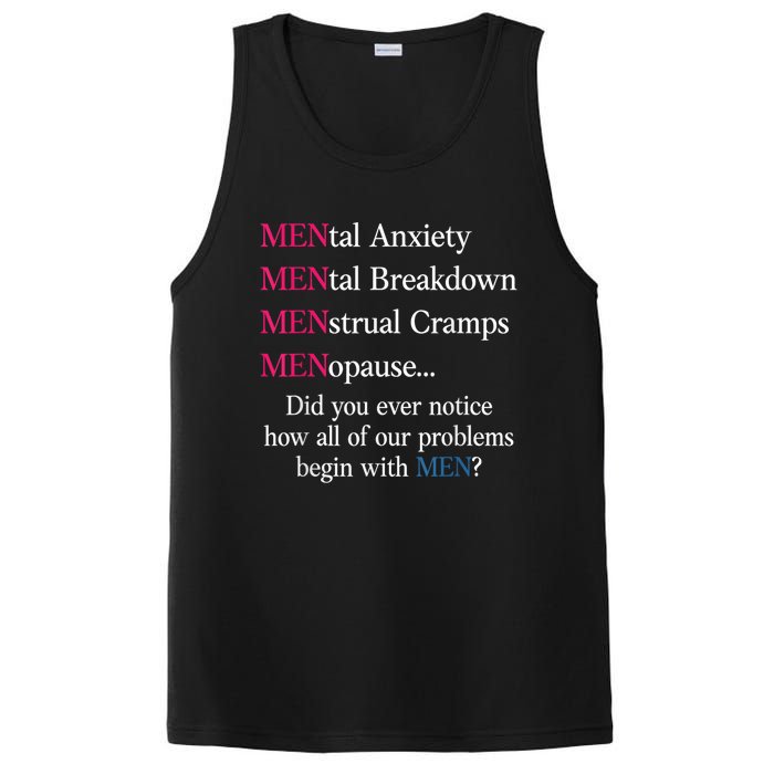 Mental Anxiety Mental Breakdown Menstrual Cramps Menopause PosiCharge Competitor Tank