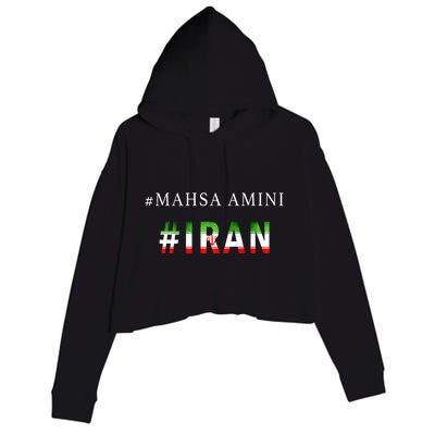 Mahsa Amini MAHSAAMINI Iran Crop Fleece Hoodie