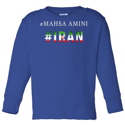 Mahsa Amini MAHSAAMINI Iran Toddler Long Sleeve Shirt