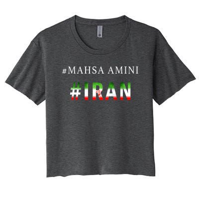 Mahsa Amini MAHSAAMINI Iran Women's Crop Top Tee