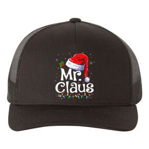 Mr And Mrs Claus Couples Matching Christmas Pajamas Santa Yupoong Adult 5-Panel Trucker Hat