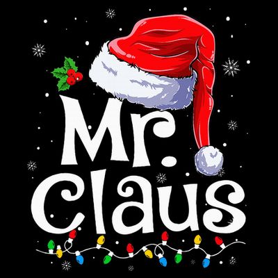 Mr And Mrs Claus Couples Matching Christmas Pajamas Santa T-Shirt
