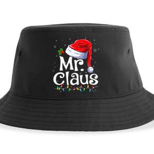 Mr And Mrs Claus Couples Matching Christmas Pajamas Santa Sustainable Bucket Hat