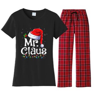 Mr And Mrs Claus Couples Matching Christmas Pajamas Santa Women's Flannel Pajama Set