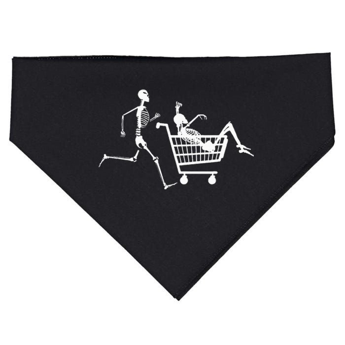 Me And My Friends After We Die Our Skeletons Causing Trouble USA-Made Doggie Bandana