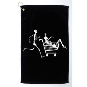 Me And My Friends After We Die Our Skeletons Causing Trouble Platinum Collection Golf Towel