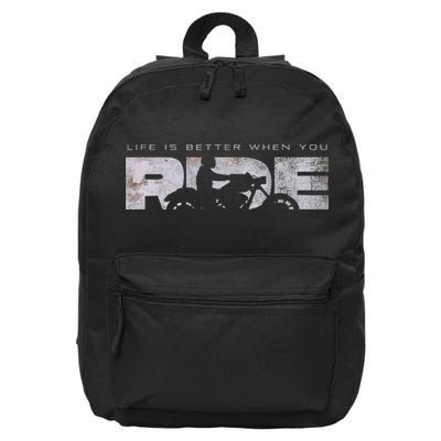Motorcycle Apparel Motorcycle 16 in Basic Backpack