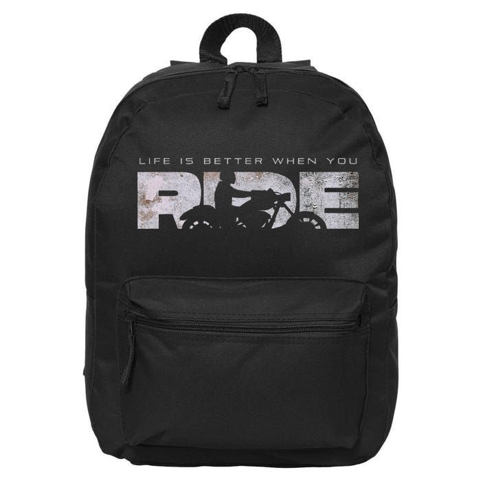 Motorcycle Apparel Motorcycle 16 in Basic Backpack