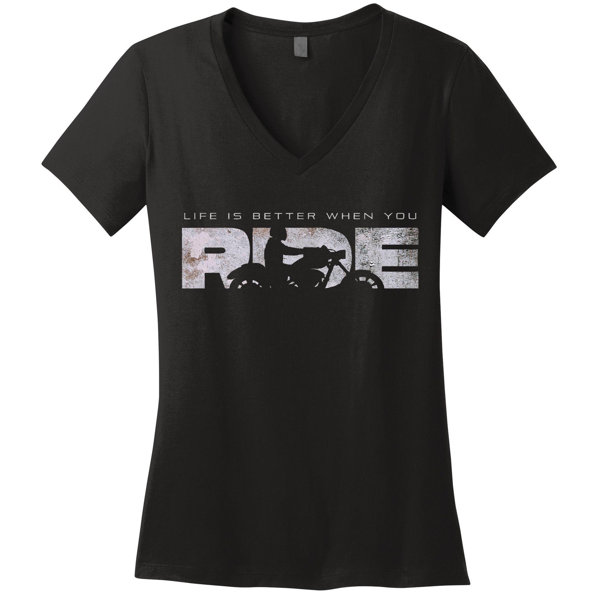 Motorcycle Apparel Motorcycle Women's V-Neck T-Shirt