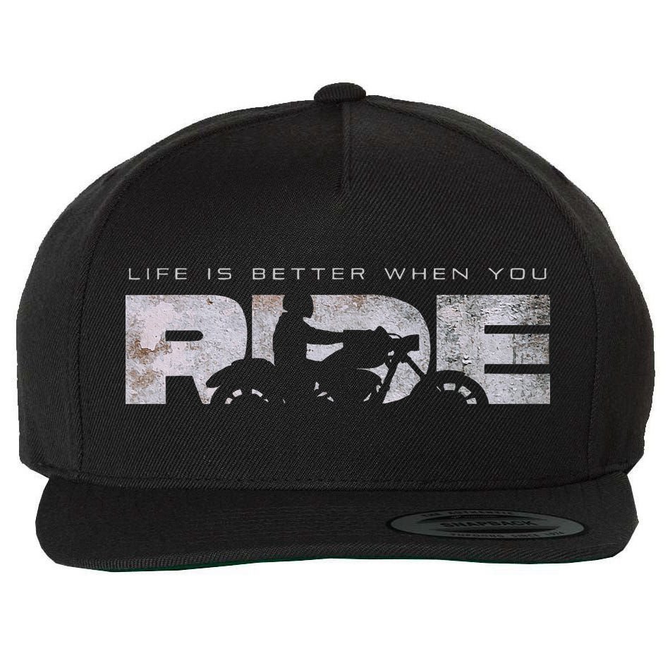 Motorcycle Apparel Motorcycle Wool Snapback Cap