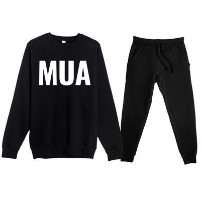 Makeup Artist Mua Gift Premium Crewneck Sweatsuit Set