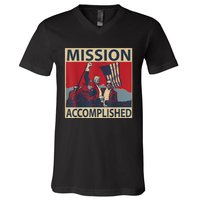 Mission Accomplished V-Neck T-Shirt