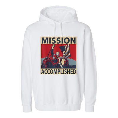 Mission Accomplished Garment-Dyed Fleece Hoodie