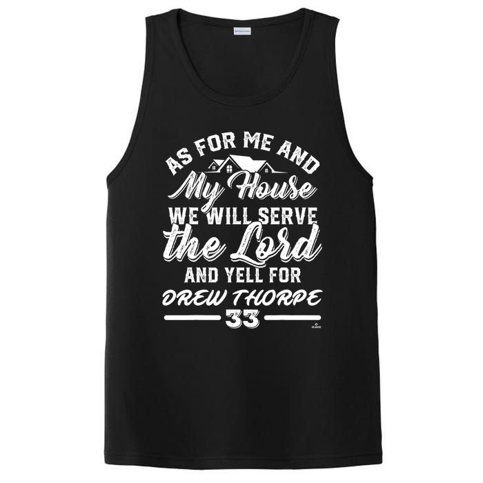 Me And My House Yells For Drew Thorpe Chicago Baseball PosiCharge Competitor Tank