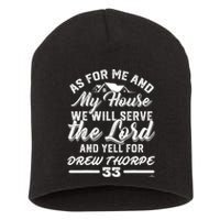 Me And My House Yells For Drew Thorpe Chicago Baseball Short Acrylic Beanie