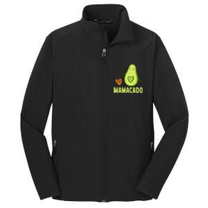 Mamacado Avocado Mama Funny Avocado Core Soft Shell Jacket