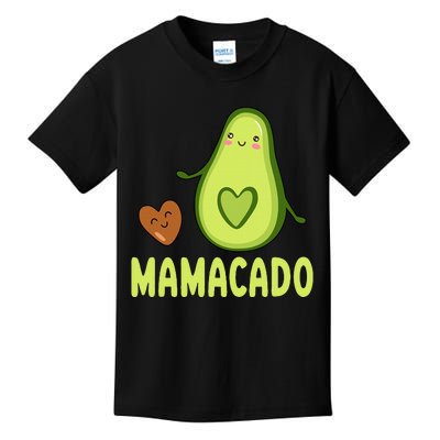 Mamacado Avocado Mama Funny Avocado Kids T-Shirt