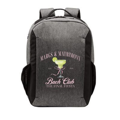 Margs And Matrimony Bachelorette Party Bach Club Margarita Vector Backpack