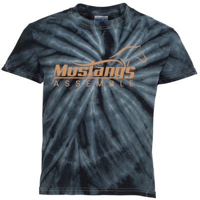 Mustangs Assemble Kids Tie-Dye T-Shirt