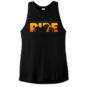 Motorcycle Apparel Motorcycle Ladies PosiCharge Tri-Blend Wicking Tank