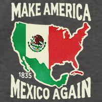 Make America Mexico Again Mexican History Fact 1835 Mexico Vector Backpack