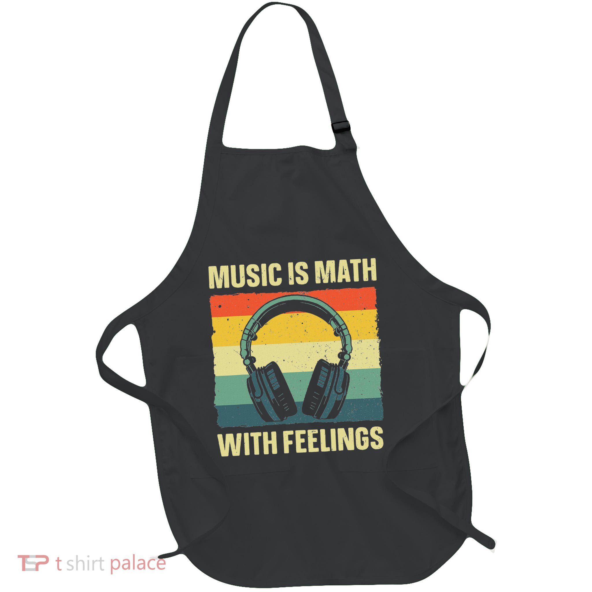 Music Art Music Teacher Themed Gag Music Full-Length Apron With Pockets