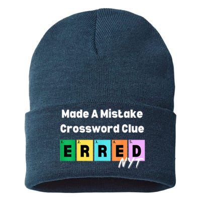 Made A Mistake Erred Nyt Sustainable Knit Beanie