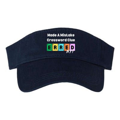 Made A Mistake Erred Nyt Valucap Bio-Washed Visor