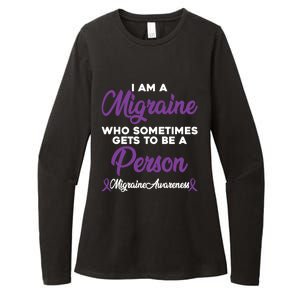 Migraine Awareness Month Pain Relief Hope Quote Great Gift Womens CVC Long Sleeve Shirt