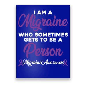 Migraine Awareness Month Pain Relief Hope Quote Great Gift Poster