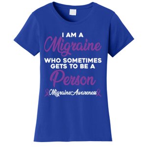 Migraine Awareness Month Pain Relief Hope Quote Great Gift Women's T-Shirt