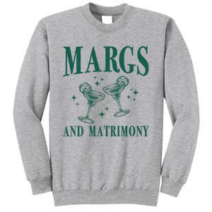 Margs And Matrimony Bachelorette Party Margarita Bach Tall Sweatshirt