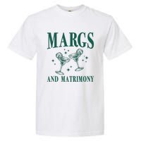 Margs And Matrimony Bachelorette Party Margarita Bach Garment-Dyed Heavyweight T-Shirt