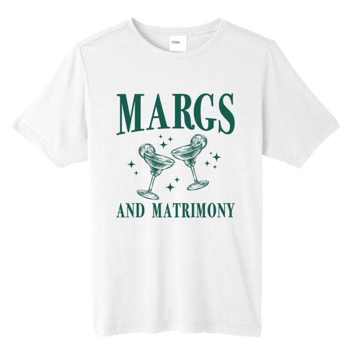 Margs And Matrimony Bachelorette Party Margarita Bach Tall Fusion ChromaSoft Performance T-Shirt