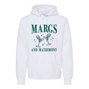 Margs And Matrimony Bachelorette Party Margarita Bach Premium Hoodie