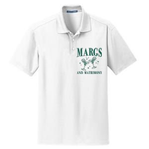 Margs And Matrimony Bachelorette Party Margarita Bach Dry Zone Grid Polo