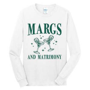 Margs And Matrimony Bachelorette Party Margarita Bach Tall Long Sleeve T-Shirt