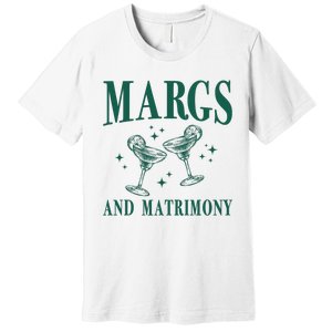 Margs And Matrimony Bachelorette Party Margarita Bach Premium T-Shirt